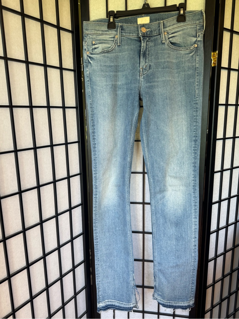 MOTHER Rascal Slit Hem Undone Jeans - Picture 3 of 8